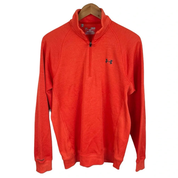 B18 Men’s Under Armour Loose Cold Gear STORM 1 Quarter Zip Performance Jacket M - Picture 1 of 6